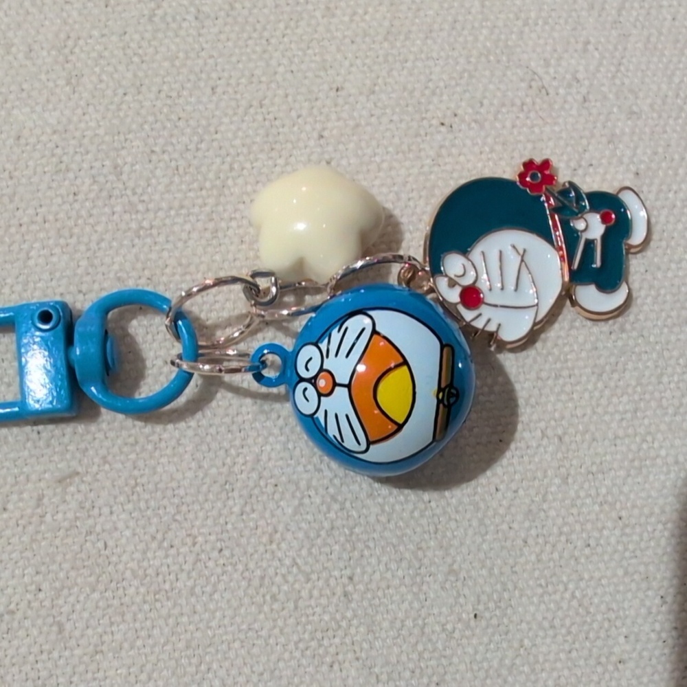 Doremon Charm Keychain - Handmade Anime Manga Bag Charm *Customizable* - Picture 4 of 8